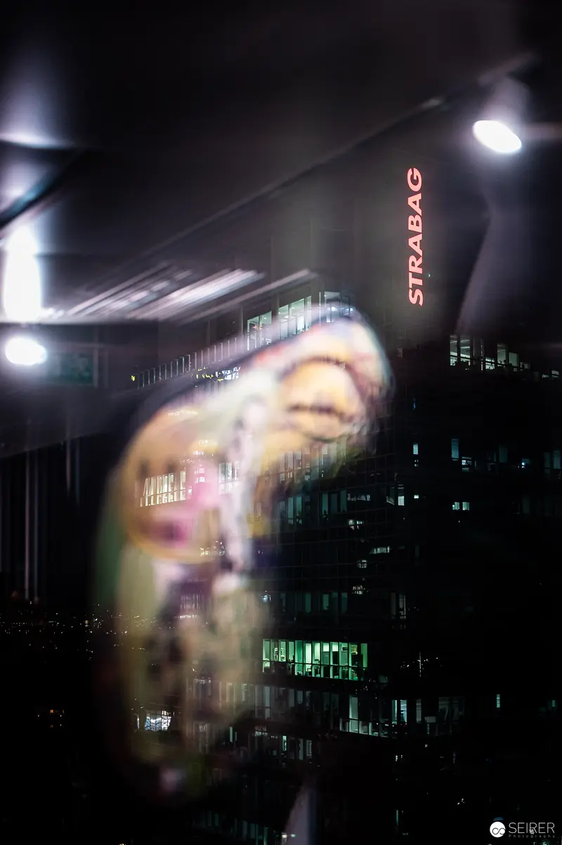 Blurred Urban Reflection at Grzegorz Siembida's "Storyteller" Exhibition