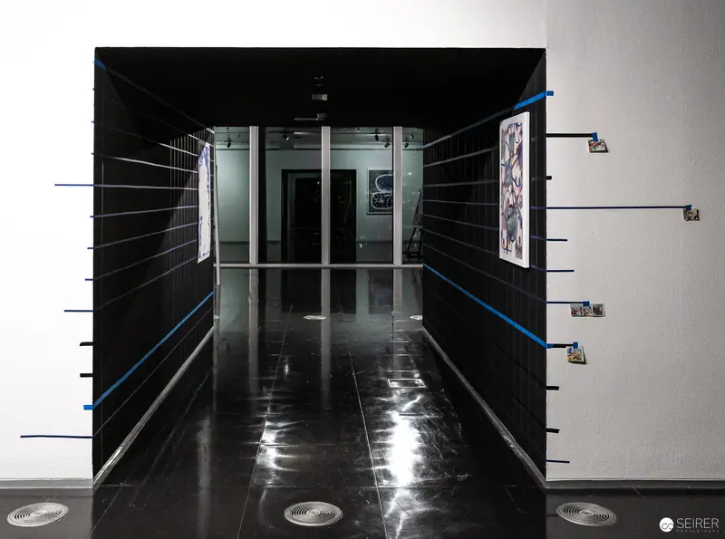 Empty Exhibition Hall Interior in Grzegorz Siembida's "Storyteller" Exhibit