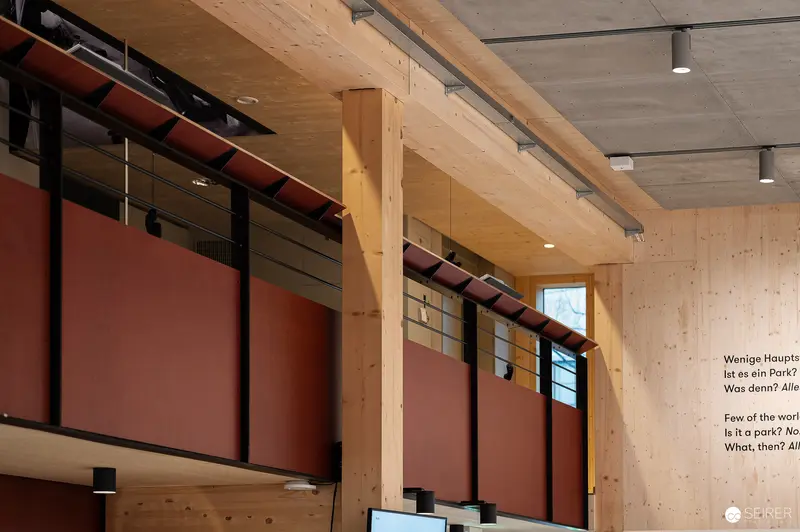 New Prater Museum Interior with Wooden Architecture by Michael Wallraff