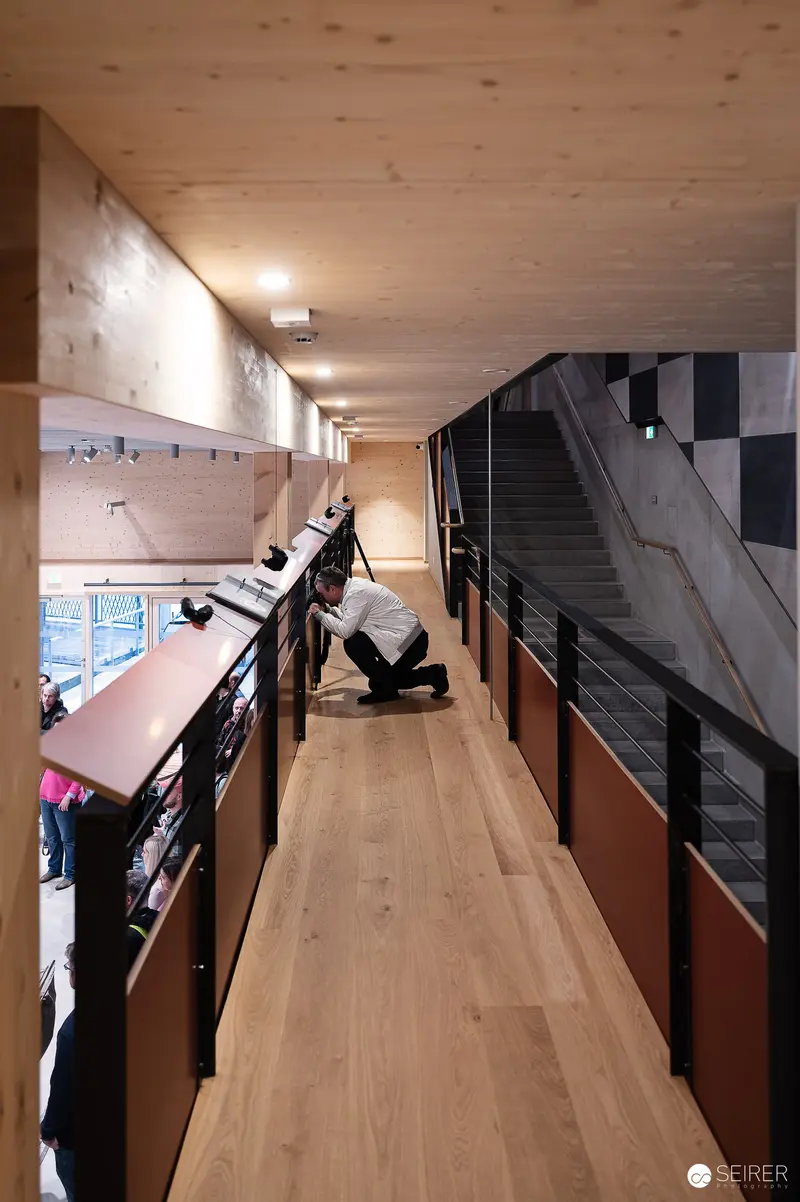 Interior Walkway of New Prater Museum Designed by Michael Wallraff