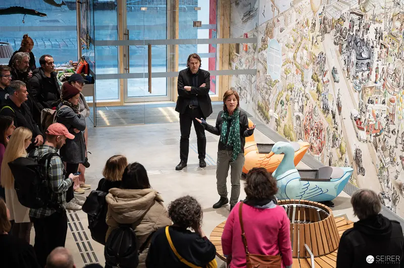 Olaf Osten's Panoramic Prater Museum Opening with Audience in Vienna