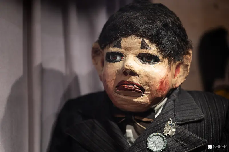 Watschenmann Puppet in Prater Museum Exhibition, Vienna 2024