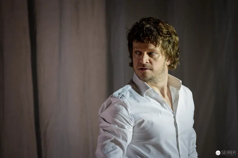 Nils Arztmann as Konstantin Trepljow in Chekhov's "The Seagull" Rehearsal