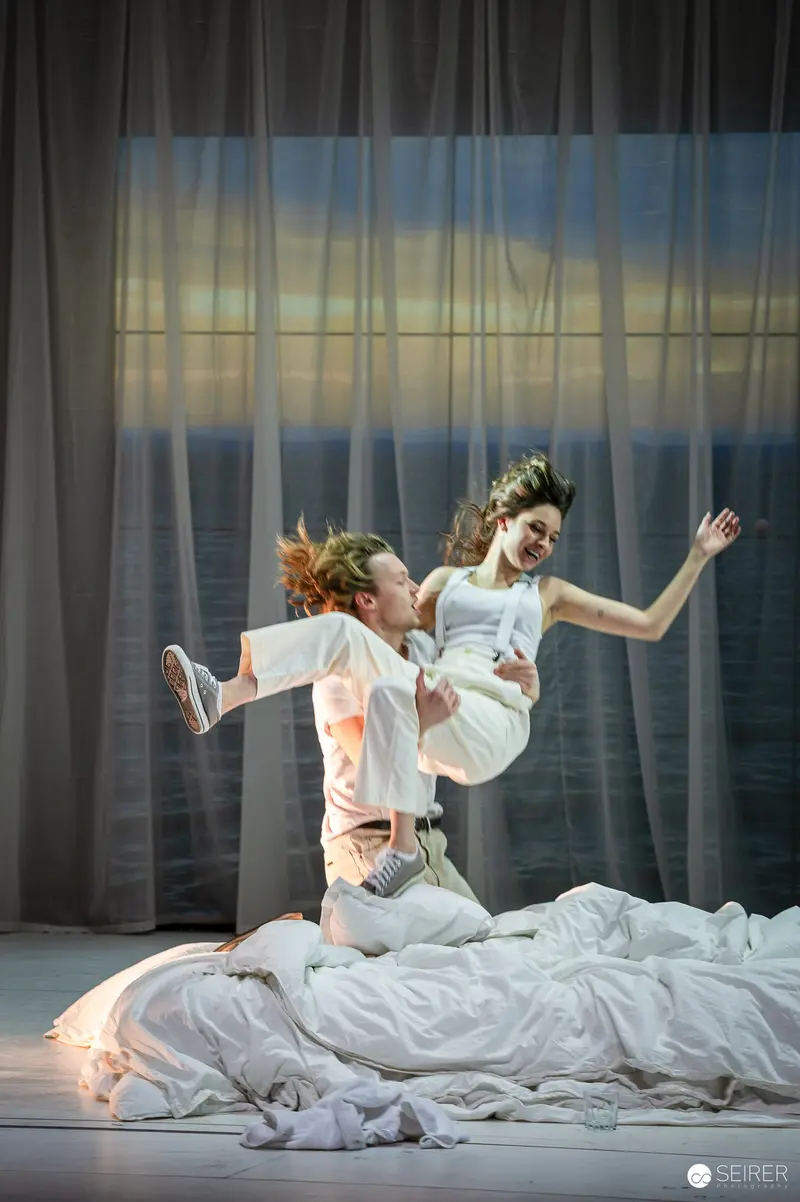 Nils Arztmann and Paula Nocker in Dramatic Moment from "The Seagull"