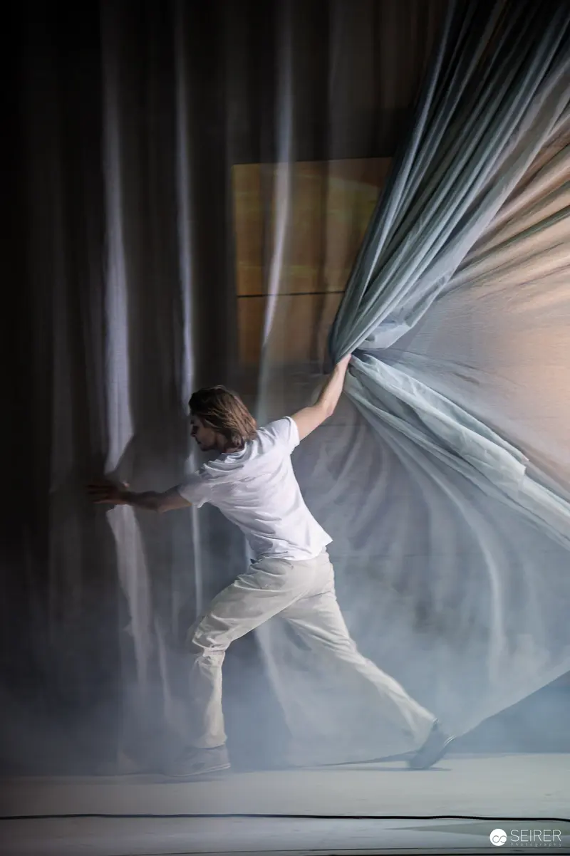 Nils Arztmann Performing Dramatic Scene from "The Seagull" at Kammerspielen