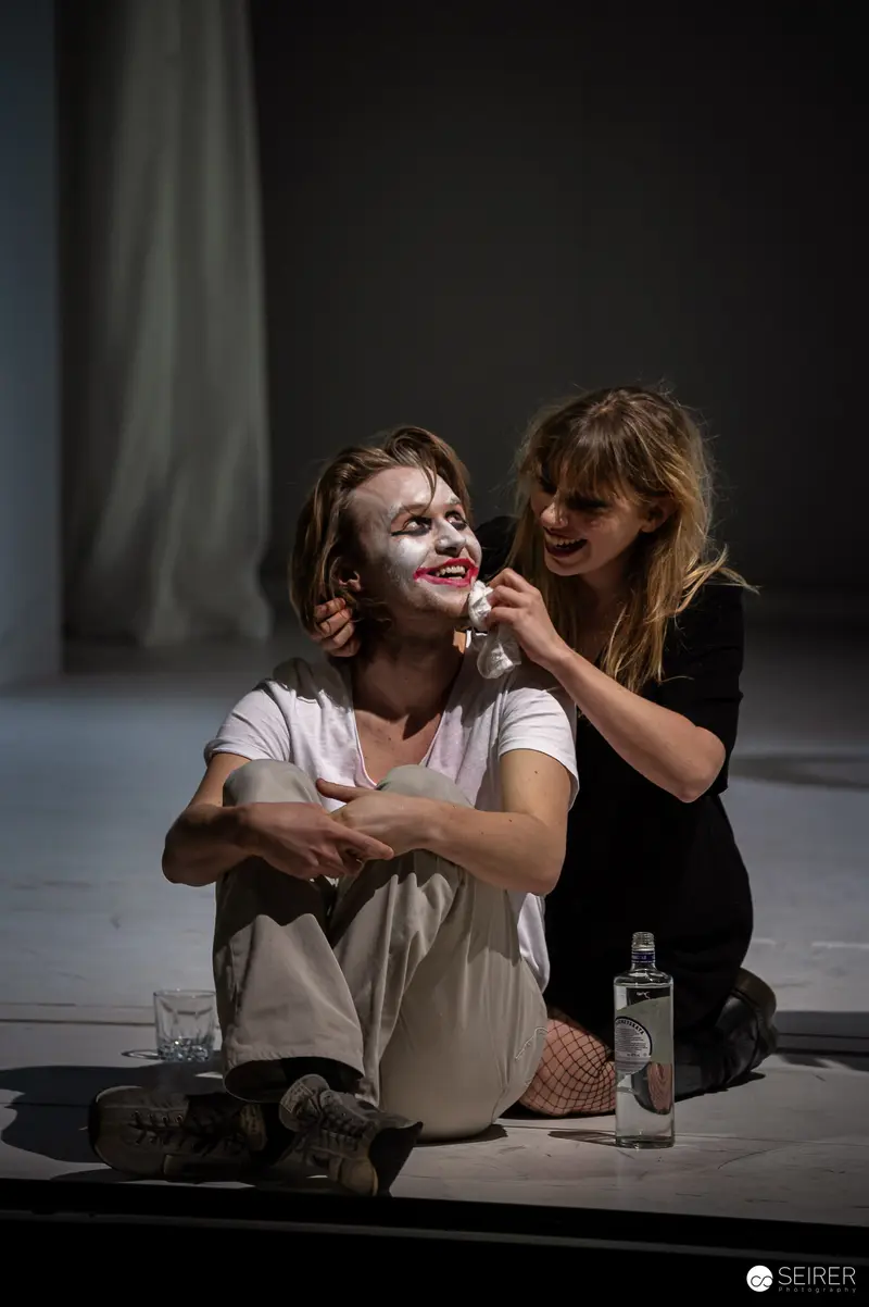 Johanna Mahaffy as Mascha in Torsten Fischer's "The Seagull" Rehearsal