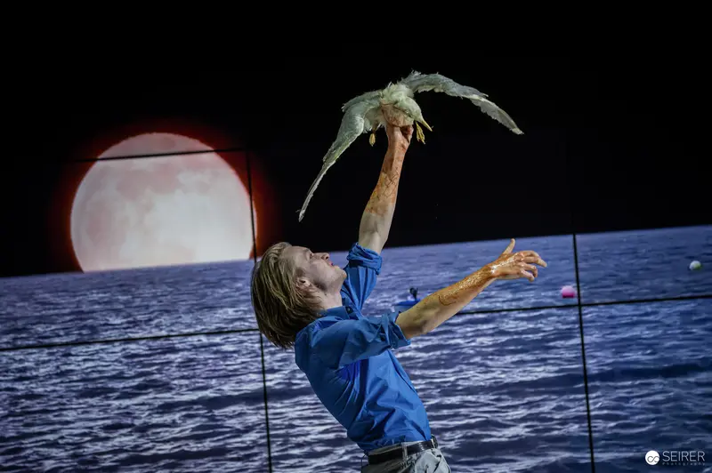 Nils Arztmann as Konstantin Performing Dramatic Moment in "The Seagull"