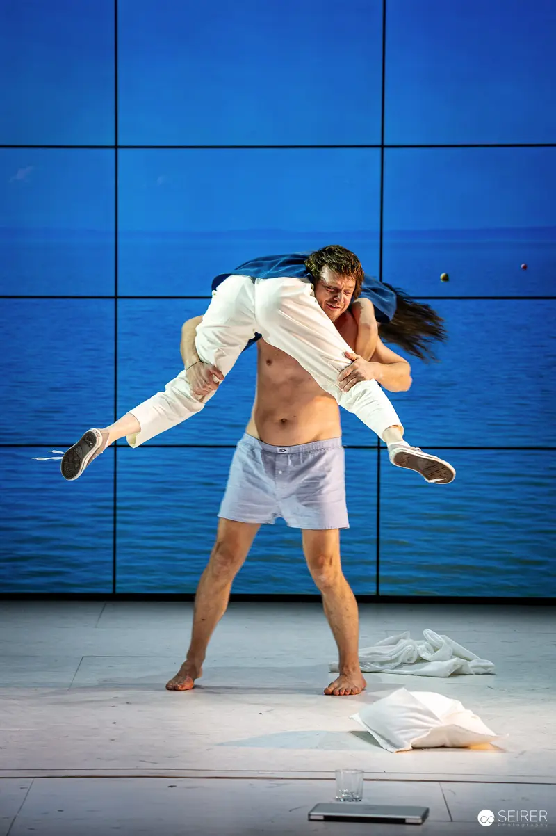 Nils Arztmann as Konstantin Trepljow in Chekhov's "The Seagull" Stage Rehearsal