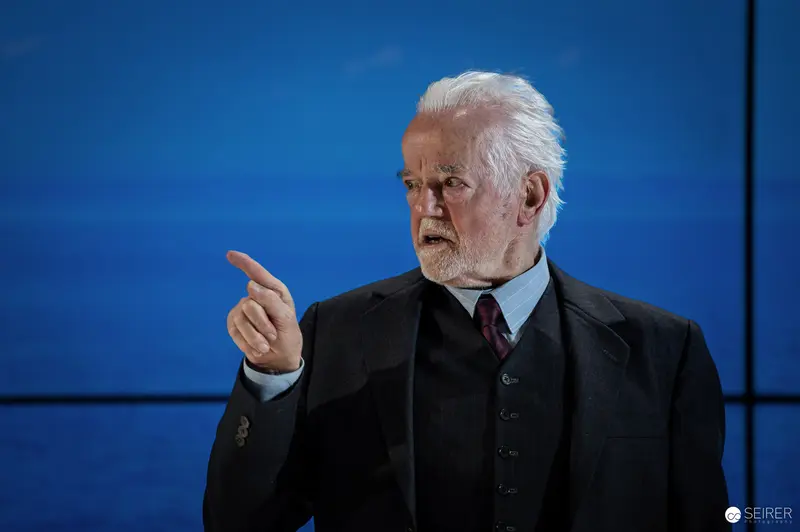 Martin Schwab as Pjotr Sorin in Torsten Fischer's "The Seagull" Production