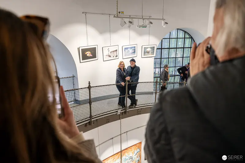 Water Exhibition Vernissage at Wasserturm Favoriten, Vienna, April 2024