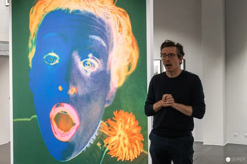 René Groebli Exhibition Opening at Westlicht, Vibrant Pop Art Portrait Displayed