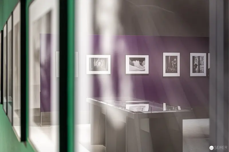 René Groebli Exhibition: Gallery Interior with Framed Photographs at Westlicht