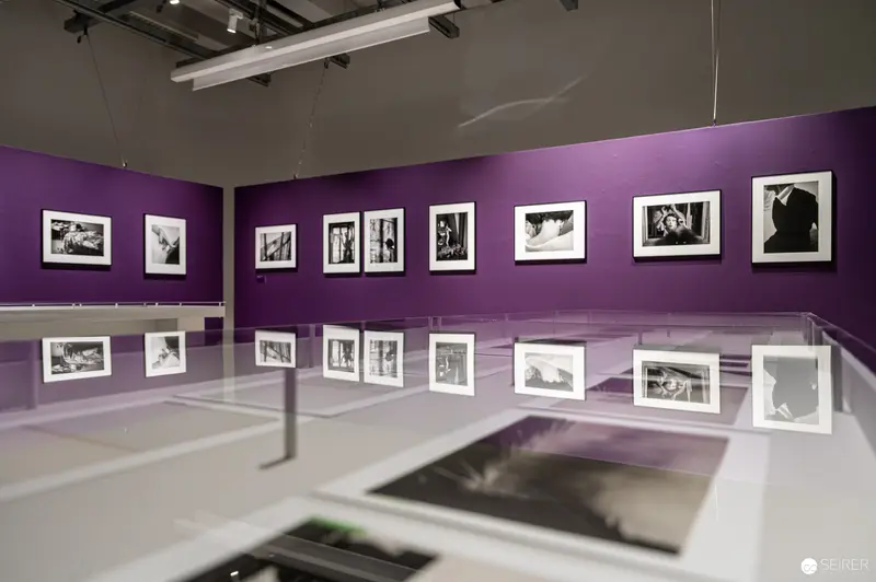 René Groebli Photography Exhibition at Westlicht Gallery, Purple Walls and Reflections