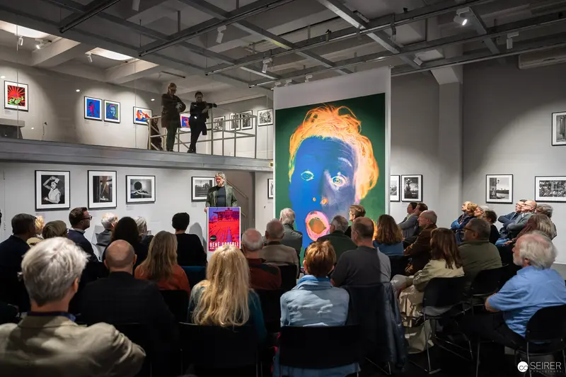 René Groebli Exhibition Opening at Westlicht Gallery, Featuring Vibrant Portrait