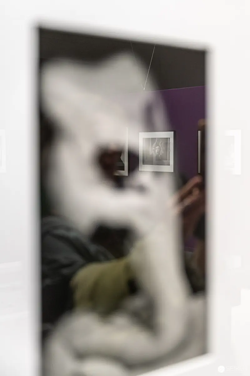 René Groebli Exhibition Reflection at Westlicht Gallery, Blurred Mirror View
