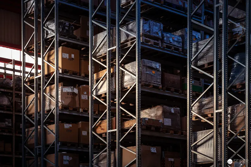 Industrial Warehouse Storage Shelving at Frankstahl Logistics Facility in Guntramsdorf