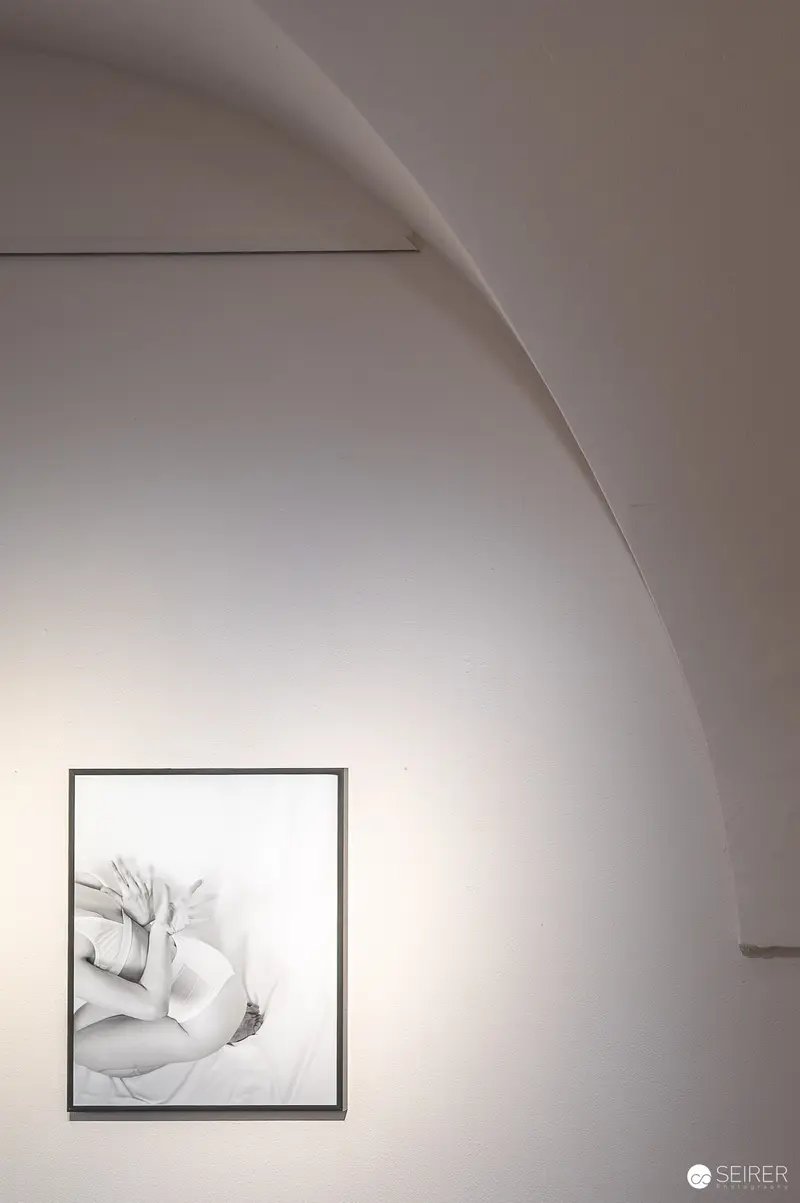 Monochromatic Portrait in "Hide & Seek" Exhibition at Fine-Art Gallery Traismauer