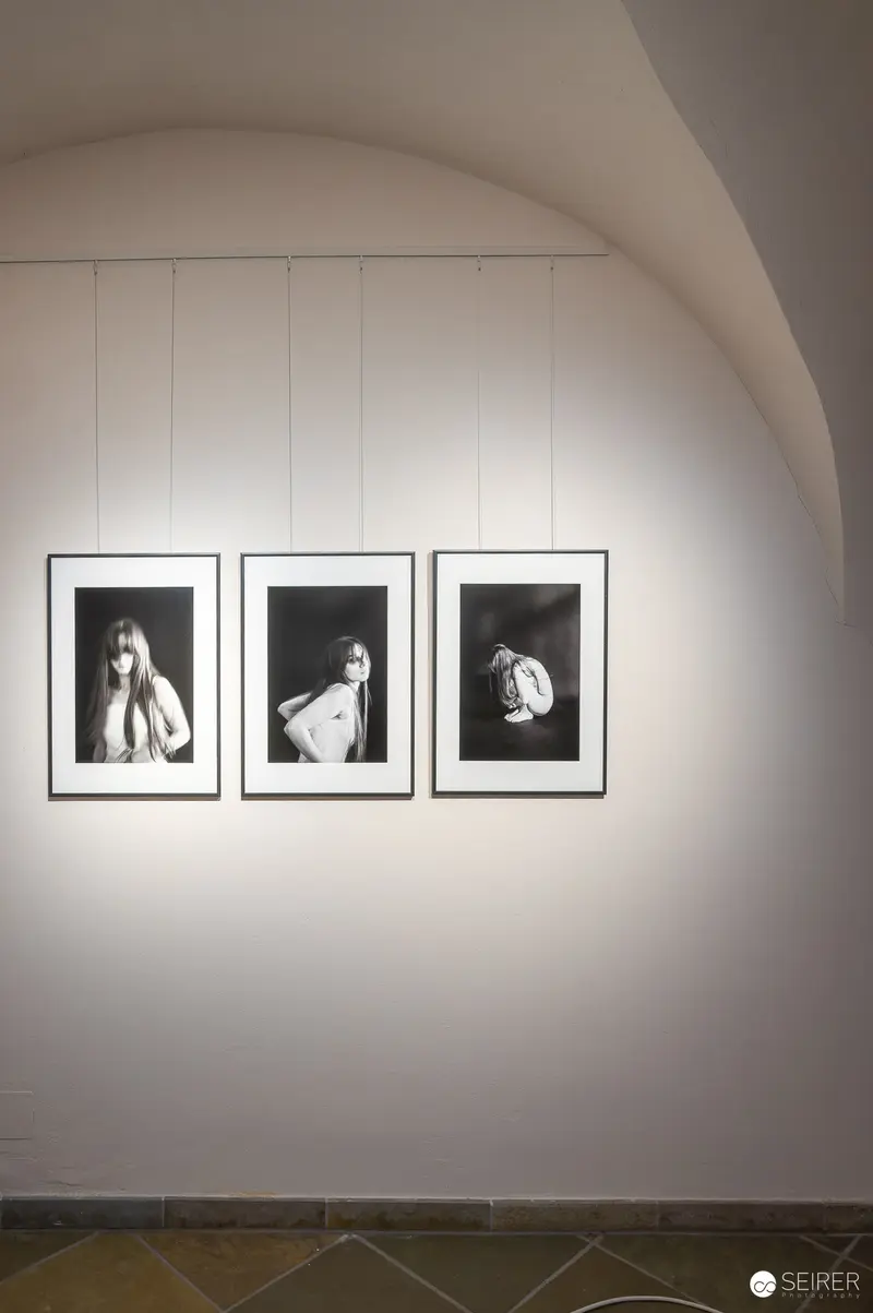 Hide & Seek Exhibition at Fine-Art Gallery Traismauer: Three Monochromatic Portraits