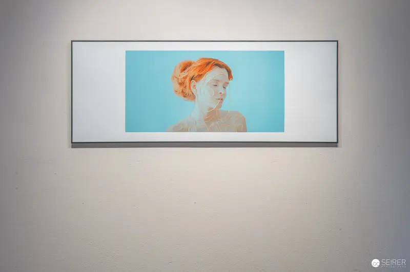 Portrait with Orange Hair at Hide & Seek Exhibition, Traismauer
