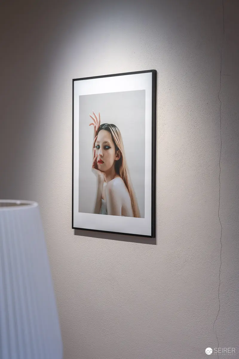 Framed Portrait from Hide & Seek Exhibition at Fine-Art Gallery Traismauer