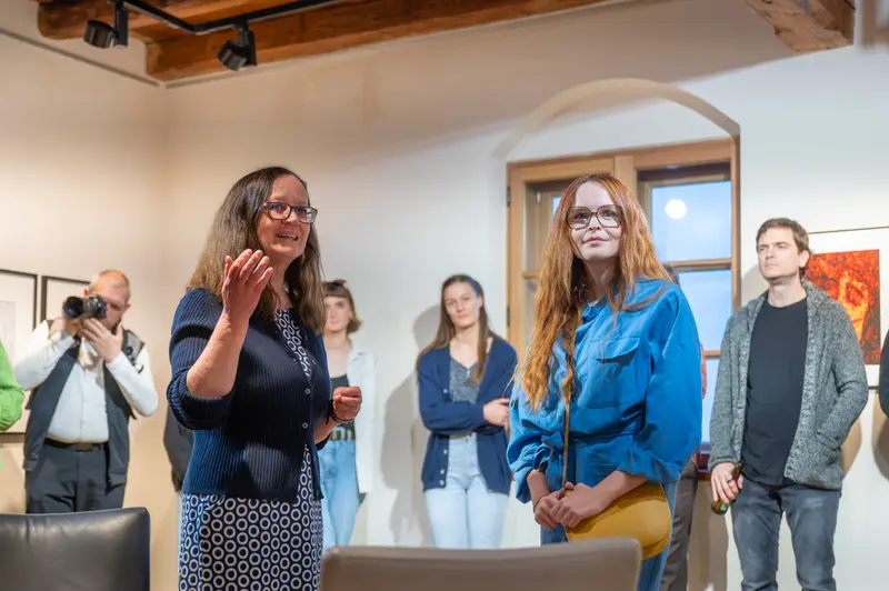 Vernissage of "Hide & Seek" Exhibition at Fine-Art Gallery Traismauer