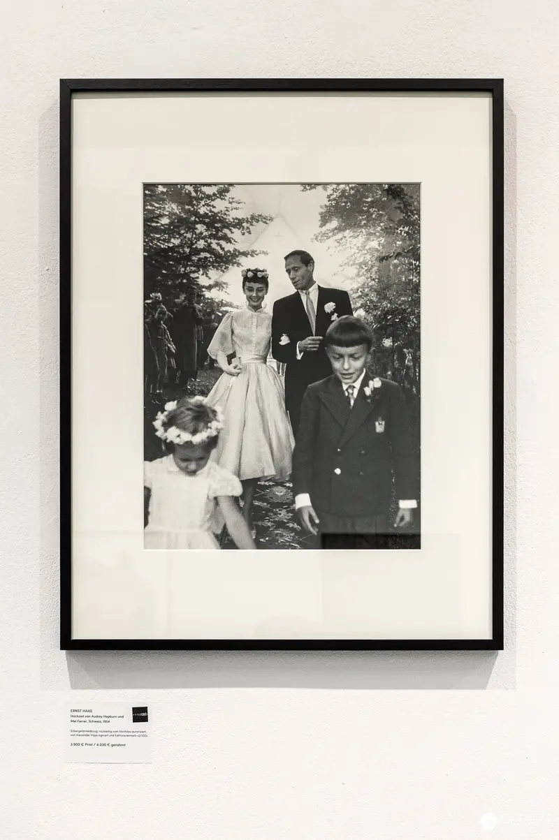 Vintage Wedding Photograph from Elliott Erwitt Exhibition at Ostlicht Gallery