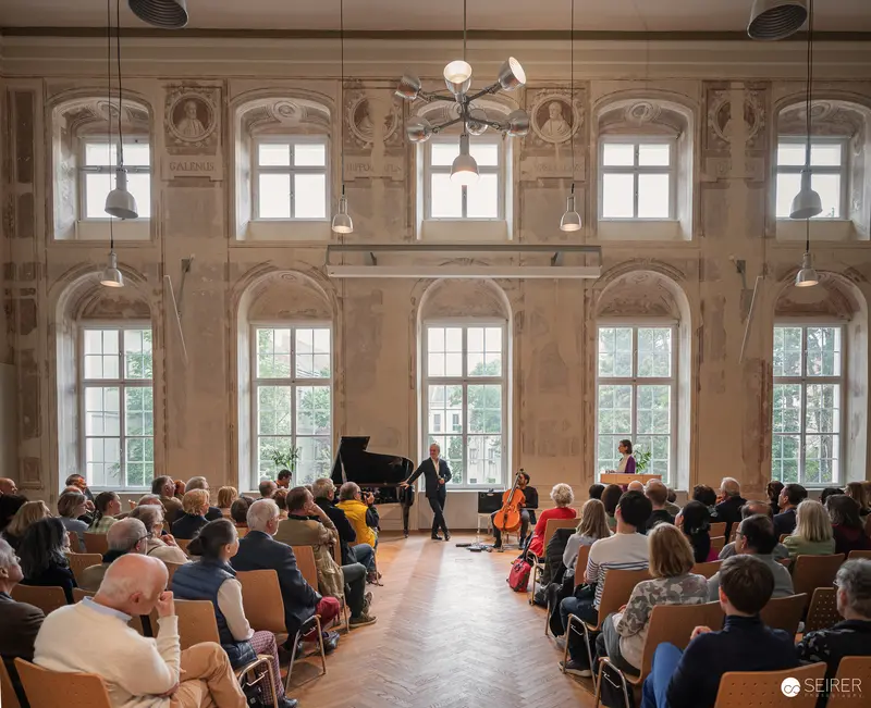 Monika Czernin's "Wien" Book Presentation at Josephinum's Historic Hall