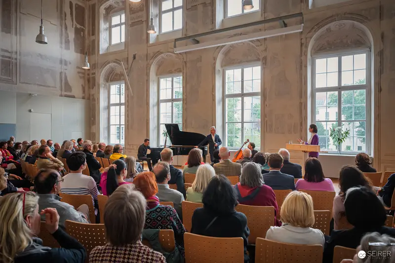 Monika Czernin's "Wien" Book Presentation at Josephinum's Historic Lecture Hall