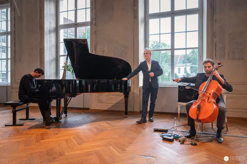 Monika Czernin's Book Presentation "Wien" at Josephinum with Musical Performance