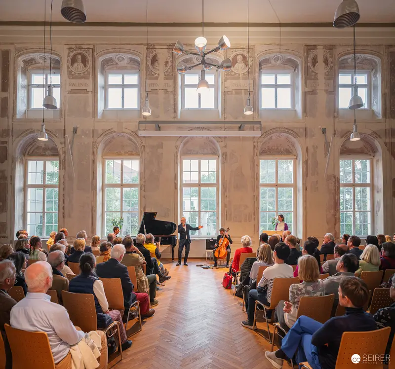 Book Presentation "Wien" by Monika Czernin at Josephinum's Historic Hall