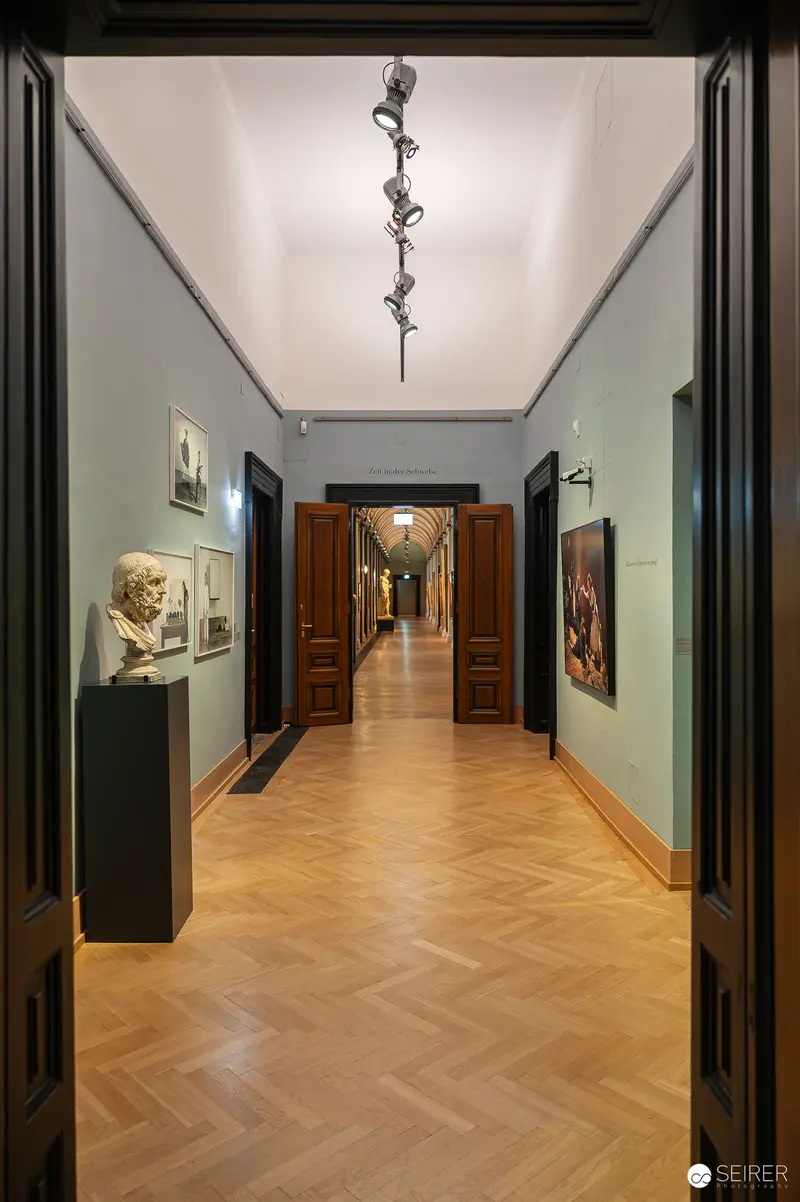 Interior View of "Fact and Fiction in Historical Painting" Exhibition, Vienna Academy of Fine Arts
