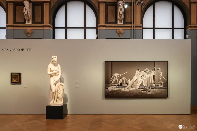 Sculptures and Artworks at "Fact and Fiction in History Painting" Exhibition, Vienna
