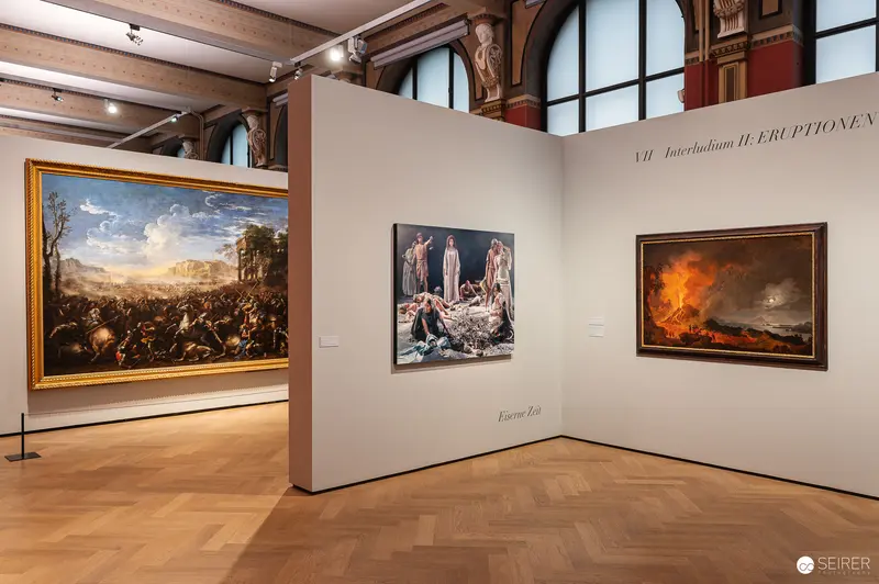 Gallery Installation of Historical Paintings at Akademie der bildenden Künste, Vienna