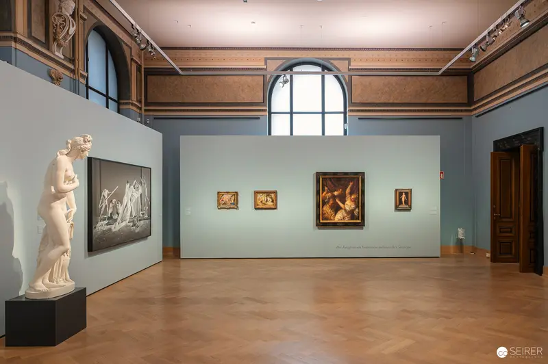 Exhibition View of "Fact and Fiction in Historical Painting" at Academy of Fine Arts, Vienna