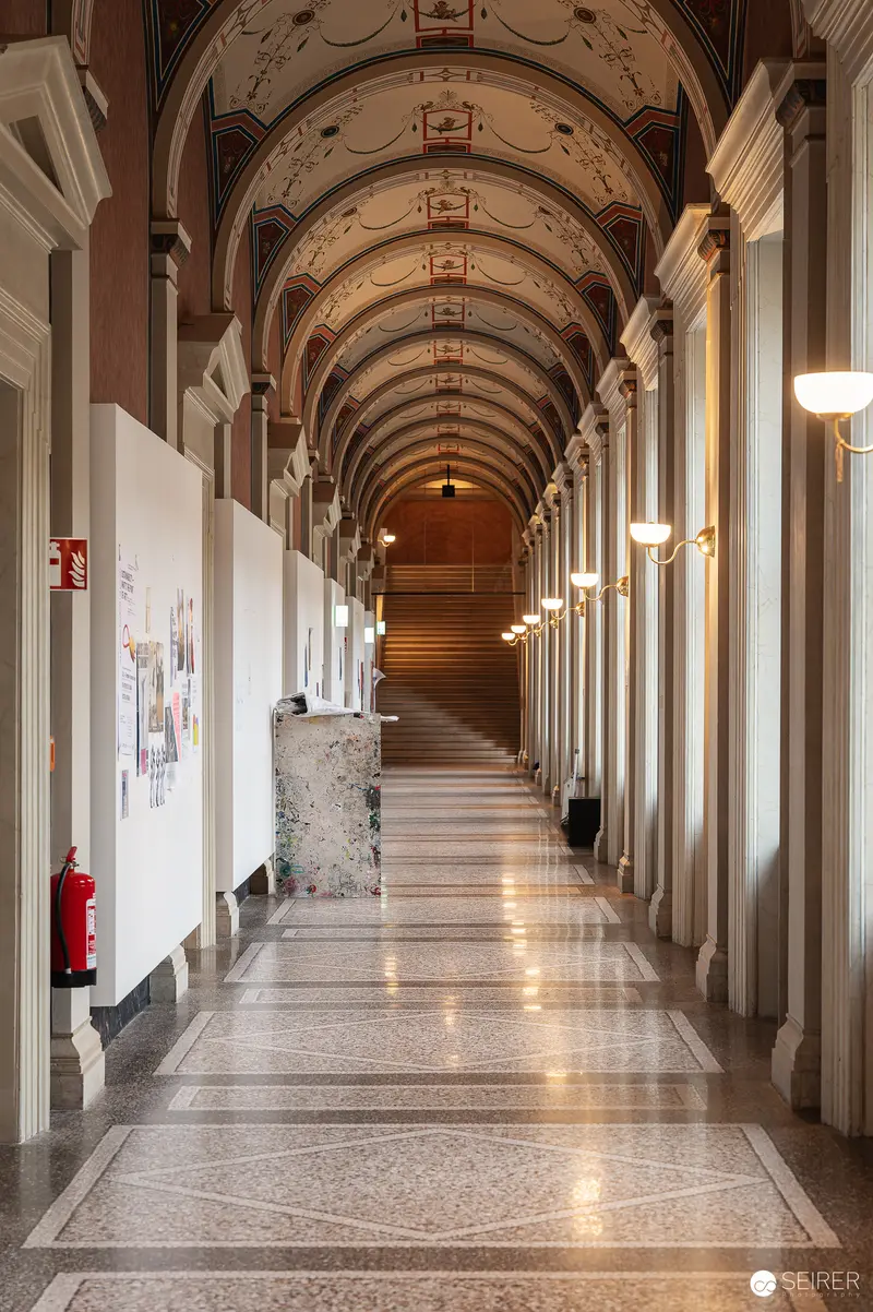 Interior Corridor of Akademie der bildenden Künste, Vienna Exhibition