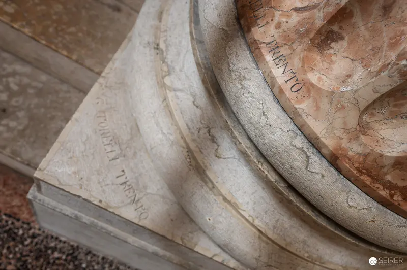 Marble Column Details from "Fact and Fiction in Historical Image" Exhibition