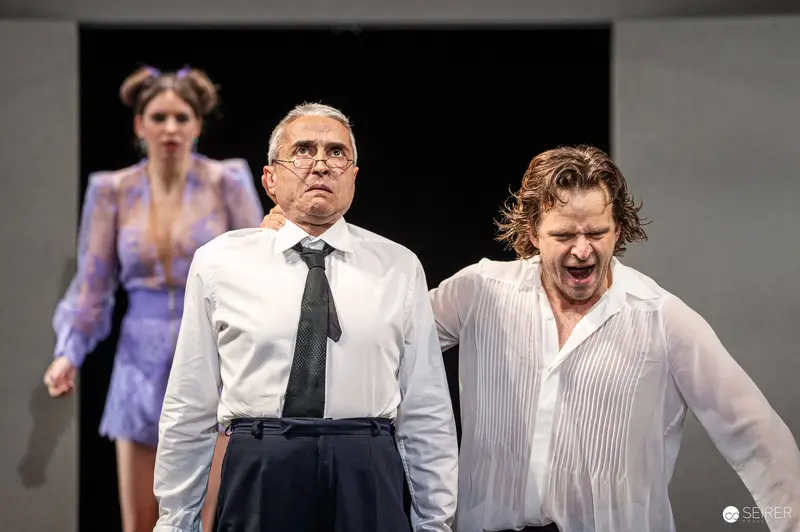 "Trilogie der Sommerfrische" Rehearsal at Theater in der Josefstadt, May 2024