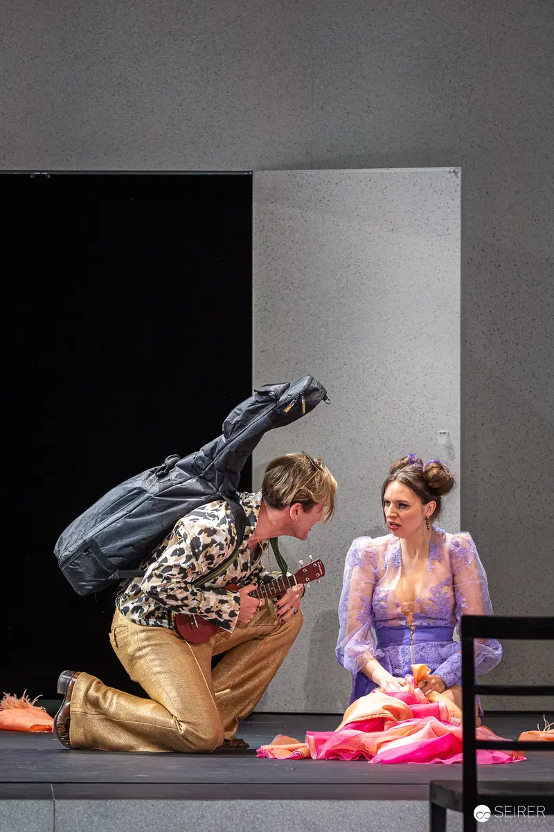 Photo Rehearsal for "Trilogie der Sommerfrische" at Theater in der Josefstadt, May 2024
