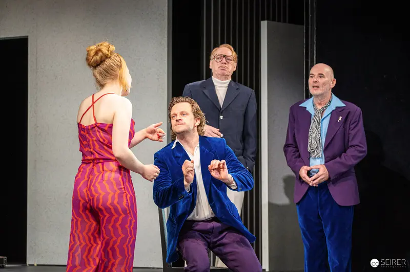 Trilogie der Sommerfrische Rehearsal at Theater in der Josefstadt Vienna 2024