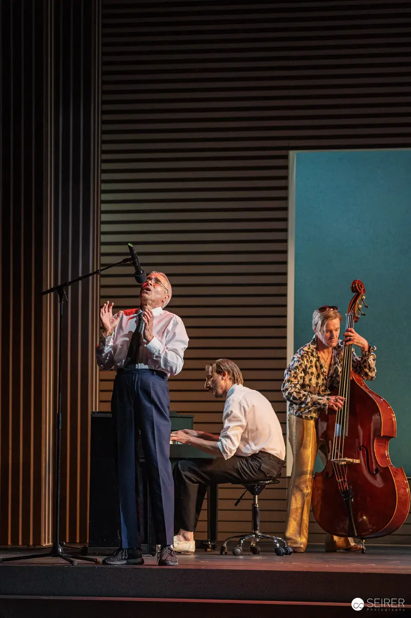 Rehearsal of "Trilogie der Sommerfrische" at Theater in der Josefstadt Vienna