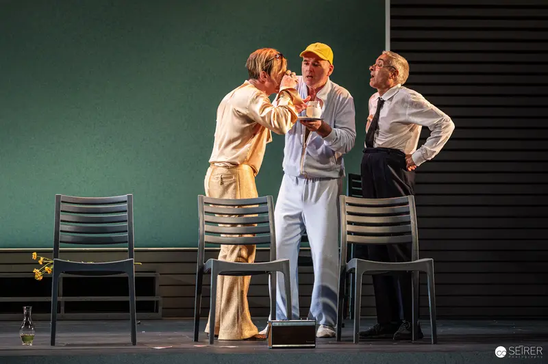 Trilogie der Sommerfrische Rehearsal at Theater in der Josefstadt Vienna