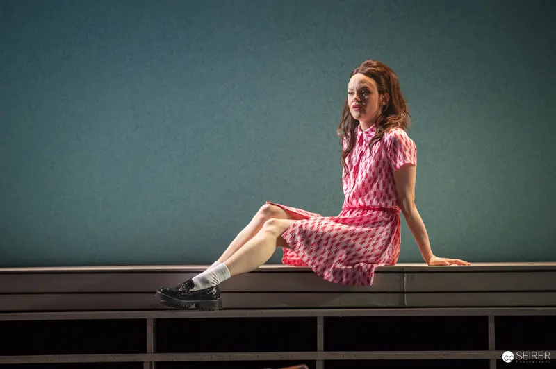Rehearsal for "Trilogie der Sommerfrische" at Theater in der Josefstadt, May 2024
