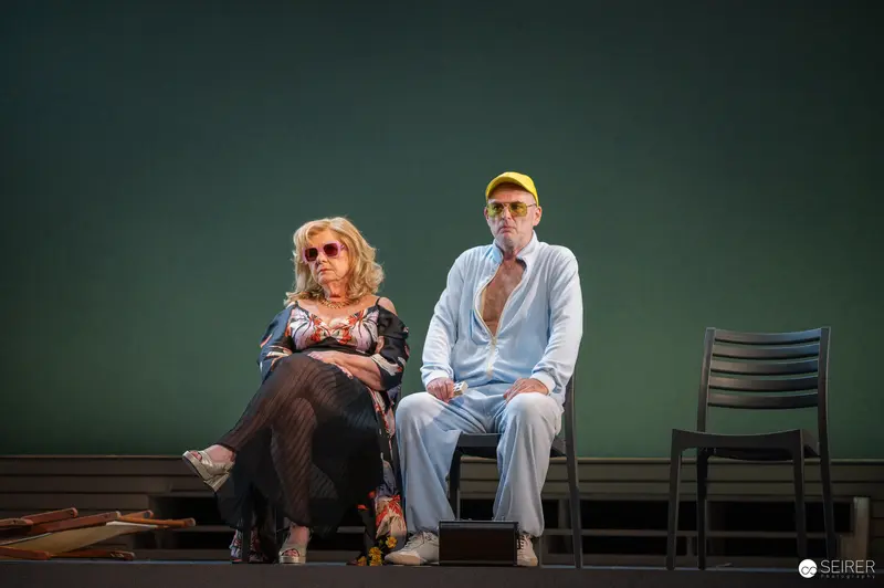 Rehearsal for Trilogie der Sommerfrische at Theater in der Josefstadt, Vienna