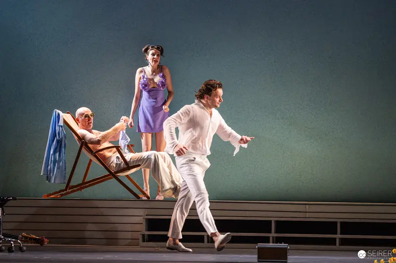 "Trilogie der Sommerfrische" Rehearsal at Theater in der Josefstadt, Vienna