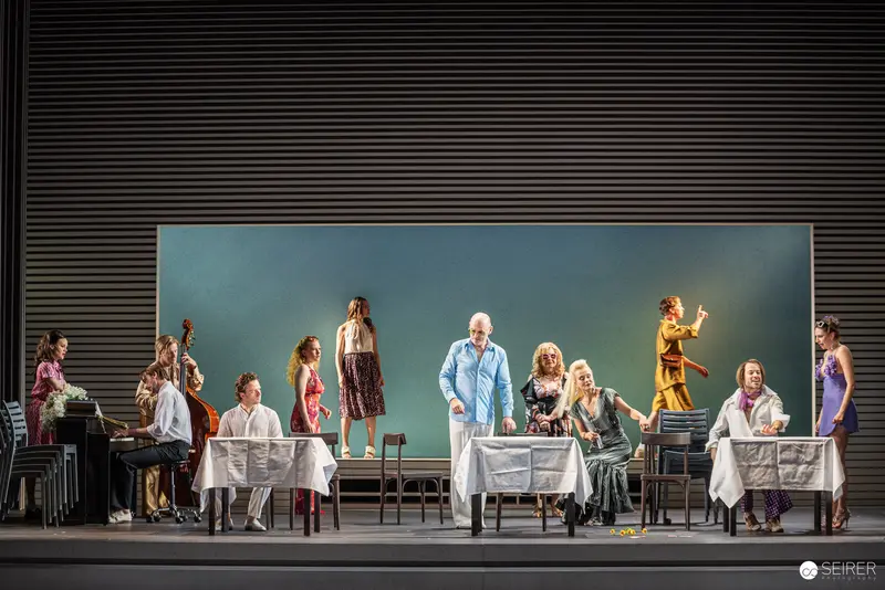 Theater in der Josefstadt Dress Rehearsal of "Trilogie der Sommerfrische," May 2024