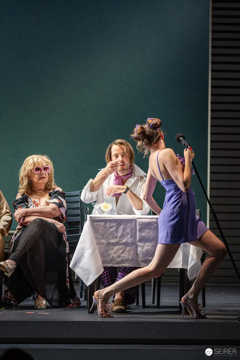 Trilogie der Sommerfrische Rehearsal at Theater in der Josefstadt Vienna