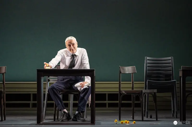 Rehearsal for Trilogie der Sommerfrische at Theater in der Josefstadt, Vienna, May 2024