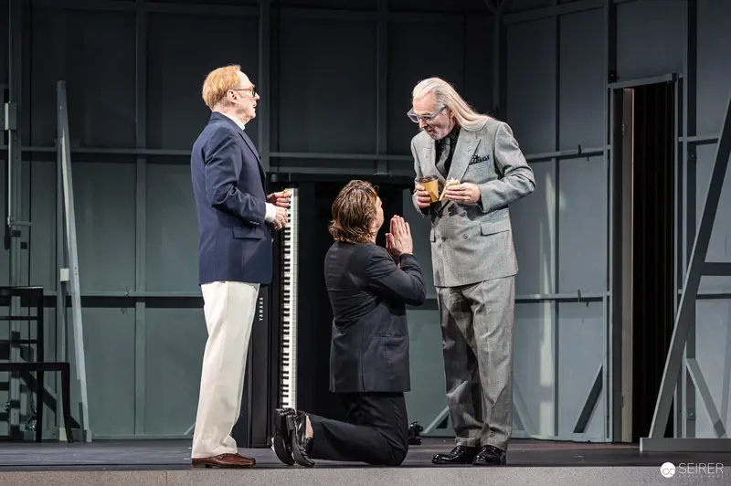 Rehearsal Scene from Trilogie der Sommerfrische at Theater in der Josefstadt, May 2024