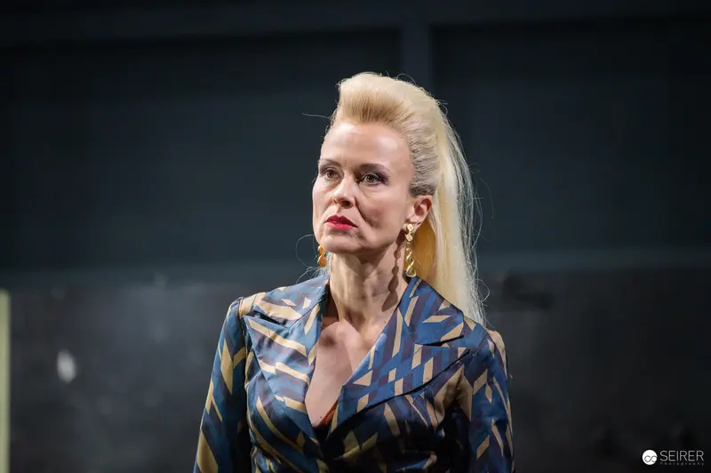 Rehearsal for Trilogie der Sommerfrische at Theater in der Josefstadt, May 2024