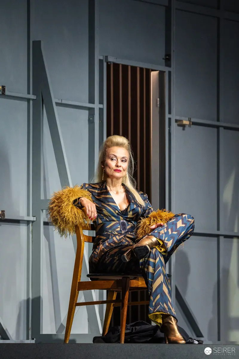 Rehearsal for "Trilogie der Sommerfrische" at Theater in der Josefstadt Vienna